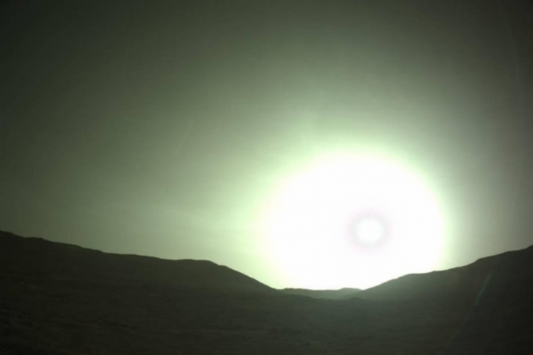 NASA Mars'taki g&uuml;n batımını g&ouml;r&uuml;nt&uuml;ledi