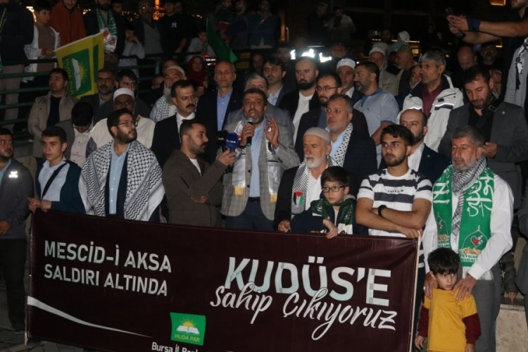 Bursa'dan Filistin'e destek!