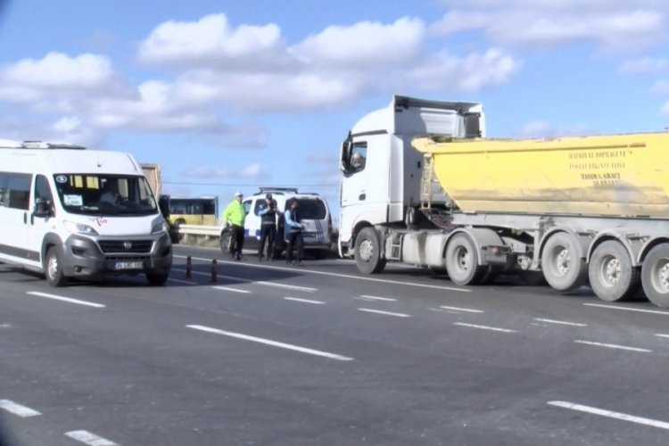 İstanbul'da hafriyat kamyonlarına denetim
