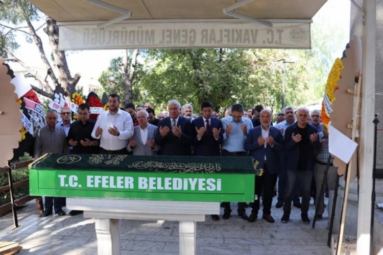 Başkan Taner'in babası son yolculuğuna uğurlandı