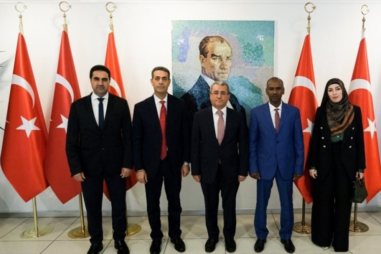 Ahmet Yıldız, Libya Y&uuml;ksek Se&ccedil;im Komisyonu Başkanı es-Sayih'i kabul etti