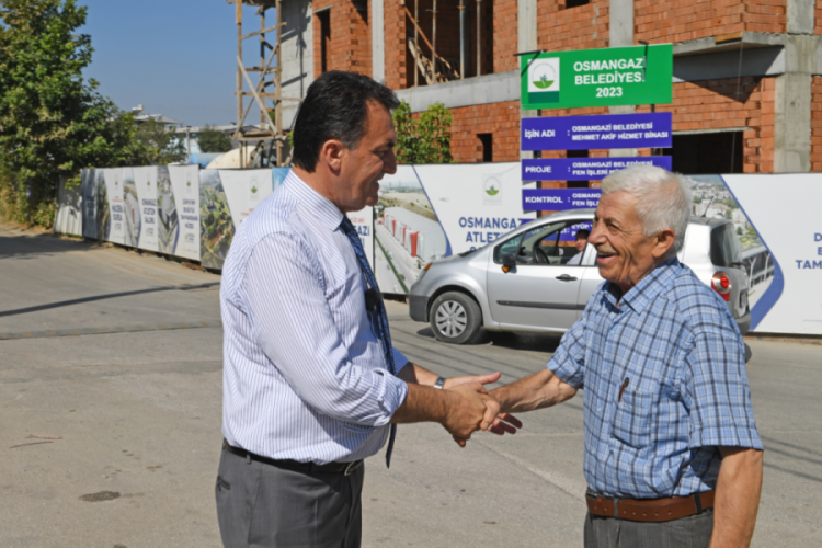 Bursa Osmangazi'de yeni hizmet binası hizmete girmeye hazırlanıyor