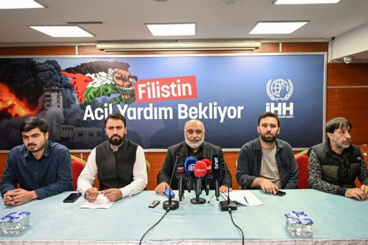 İHH'den Filistin'e destek &ccedil;ağrısı