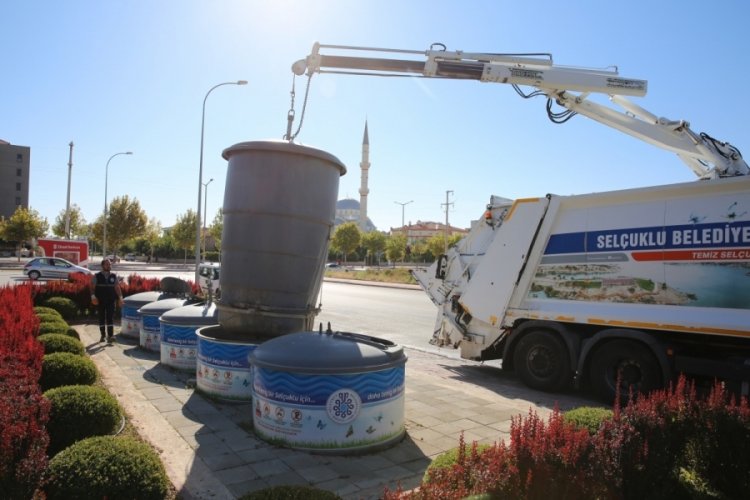 Konya Sel&ccedil;uklu Belediyesi, akıllı atık toplama sistemi ile &ccedil;evre dostu hizmet sunuyor