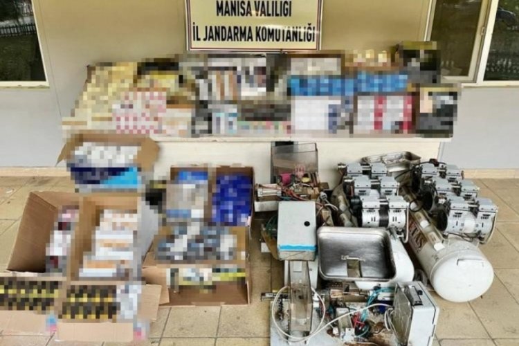 Manisa'da ka&ccedil;ak t&uuml;t&uuml;n operasyonu!