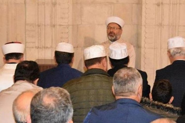 Erbaş: B&uuml;t&uuml;n M&uuml;sl&uuml;manların g&uuml;&ccedil; birliği yapması lazım