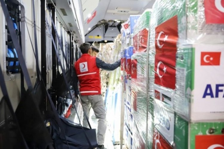 T&uuml;rkiye'den Gazze'ye insani yardım