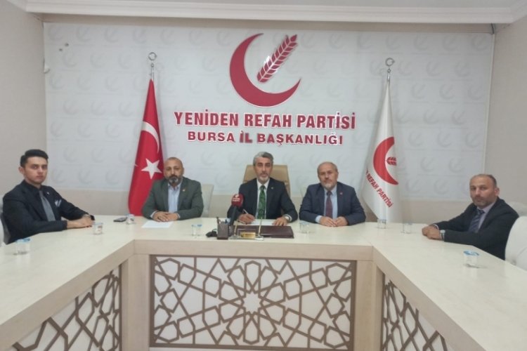 Yeniden Refah Bursa, Kud&uuml;s i&ccedil;in Konya'da d&uuml;zenlenecek mitinge davet &ccedil;ağrısı yaptı