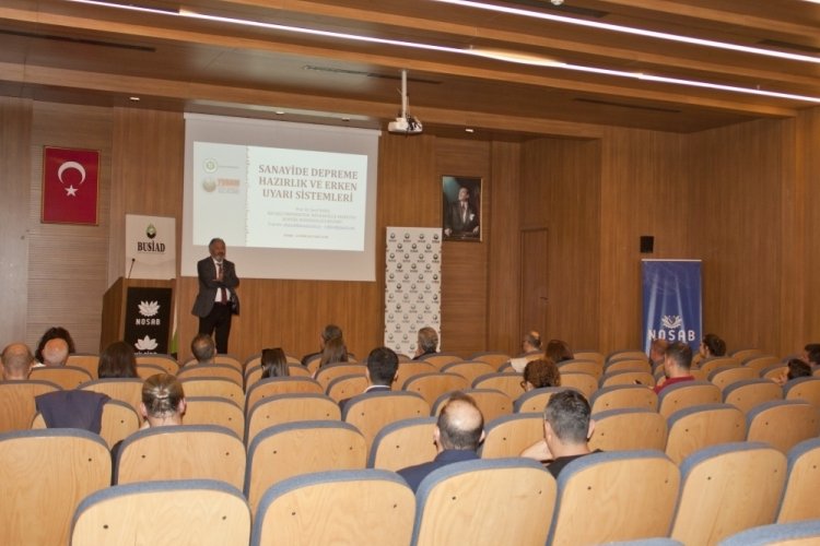 Sanayi Tesislerinde Erken Uyarı Sistemi NOSAB'da konuşuldu