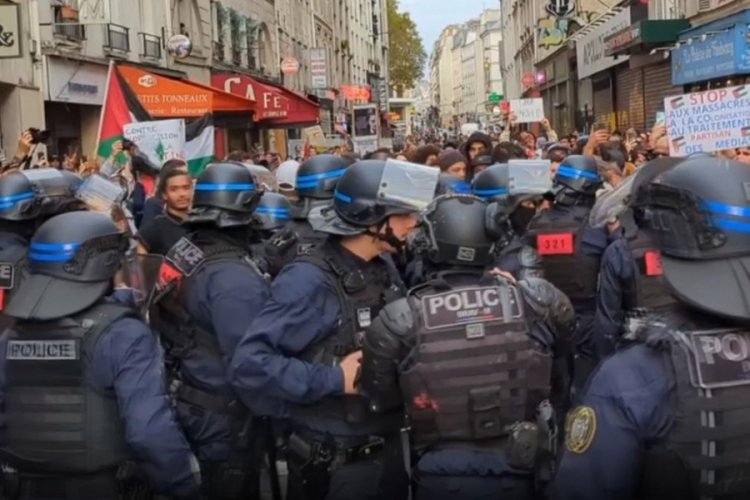 Paris'te Filistinlilerle dayanışma g&ouml;sterisi yasaklandı