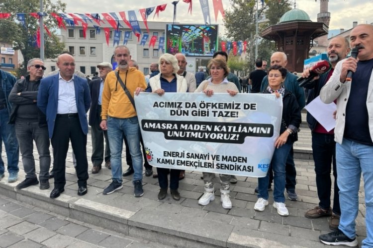 KESK Bursa, Amasra Maden Faciasını yıl d&ouml;n&uuml;m&uuml;nde andı