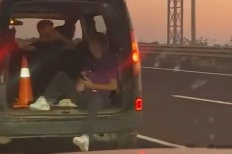 İstanbul-Bursa Otobanında bagajda yolculuk