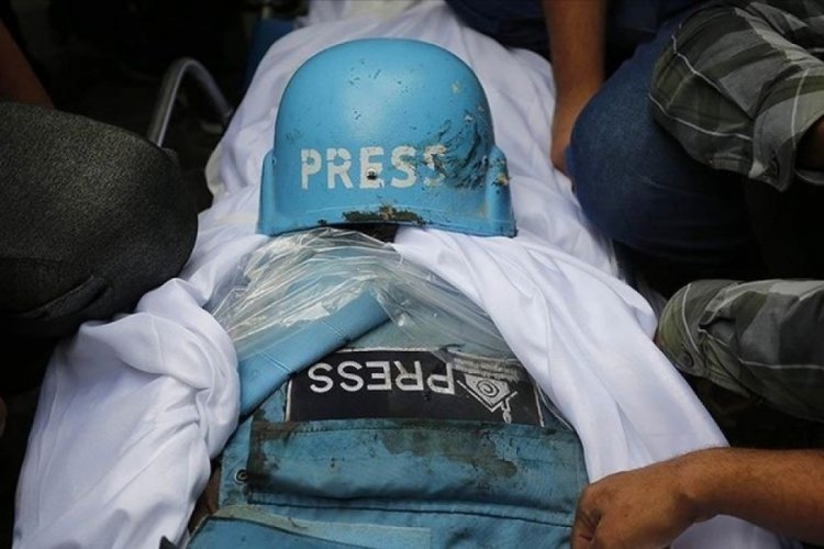 İsrail'in Gazze Şeridi'ne y&ouml;nelik saldırılarında 11 gazeteci &ouml;ld&uuml;r&uuml;ld&uuml;