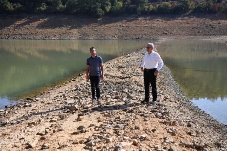 Edirne'de Kadık&ouml;y Barajı'nda 20 g&uuml;nl&uuml;k su kaldı! "Tasarruf" &ccedil;ağrısı