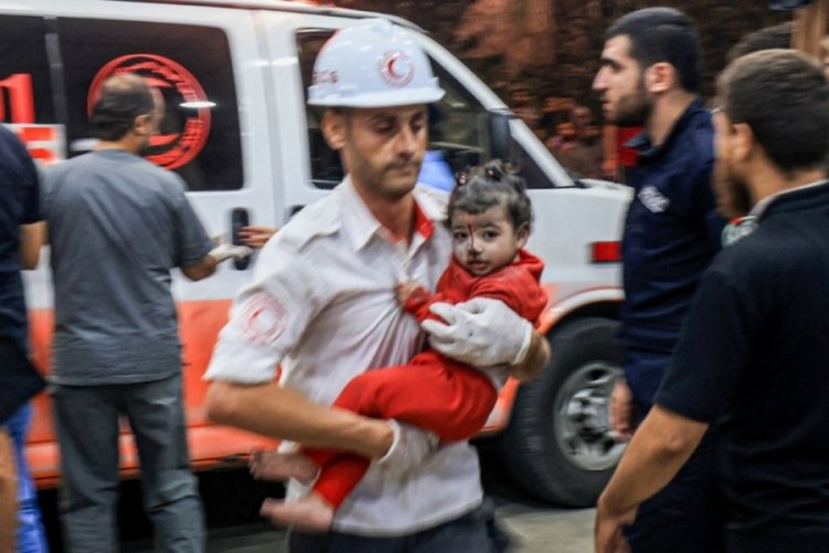 İsrail'in hastane saldırısına T&uuml;rkiye'den ve Bursa'dan tepkiler