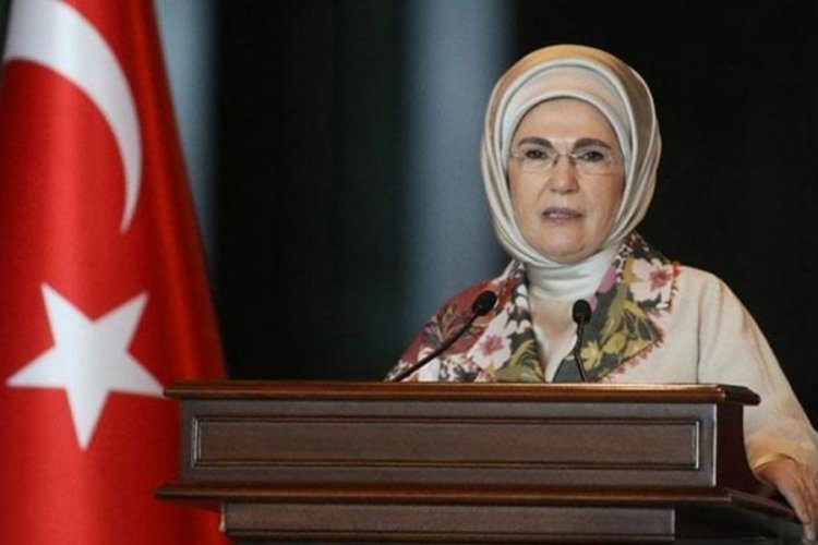 Emine Erdoğan: Gazze'de b&uuml;t&uuml;n bir insanlığın vicdanı ve merhameti &ouml;l&uuml;yor