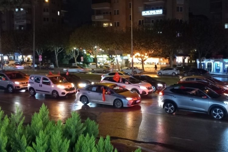 Bursa'da Filistin'e destek konvoyu!
