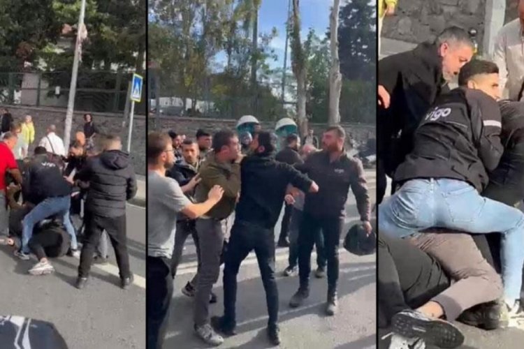 İstanbul'da meydan muharebesi andıran g&ouml;r&uuml;nt&uuml;ler!