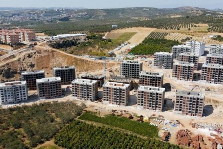 Hatay'da binlerce afet konutunun kaba inşaatı bitti