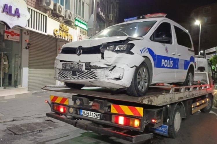 İstanbul'da polis kovalamacasında ş&uuml;pheli otomobil ka&ccedil;tı!