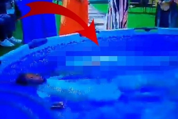 Canlı yayında &ccedil;ocuk havuzunda boğuldu!