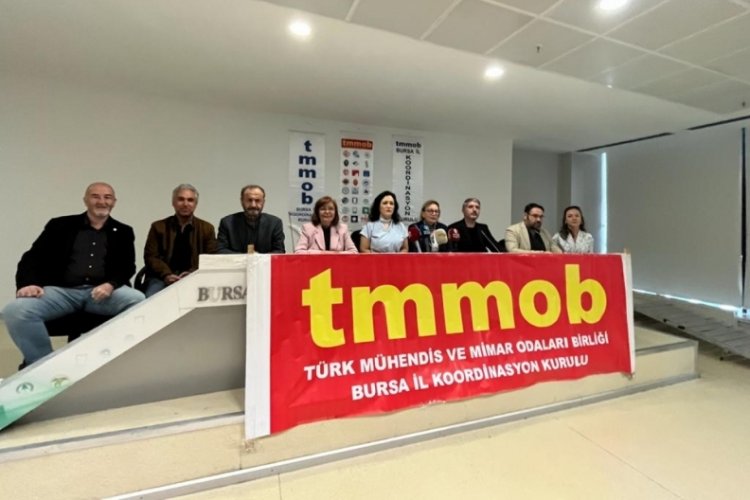 TMMOB Bursa İKK, Filistin i&ccedil;in toplandı!