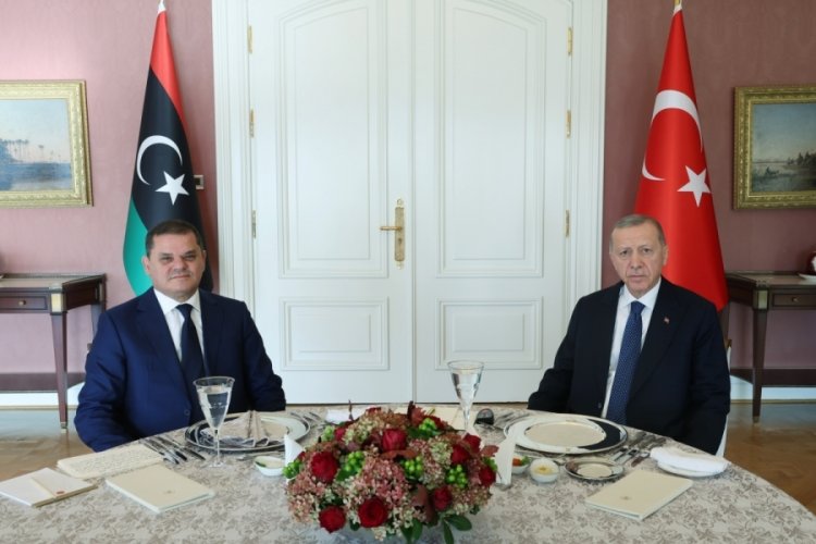 Erdoğan, Libya Başbakanı Dibeybe'yi kabul etti