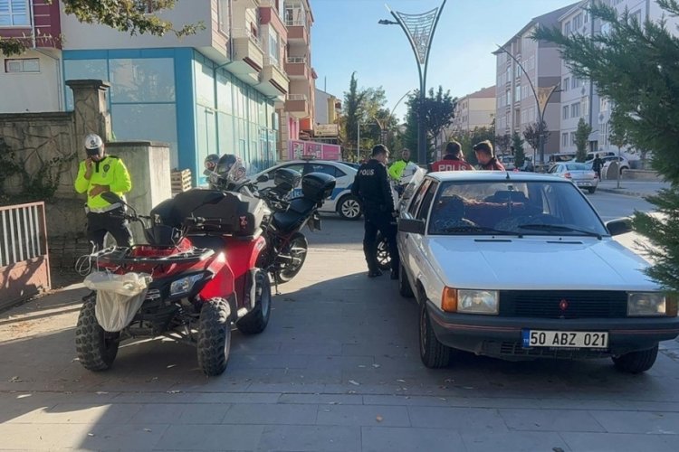 Nevşehir'de ATV ile polisten ka&ccedil;maya &ccedil;alışan s&uuml;r&uuml;c&uuml;ye 30 bin lira ceza