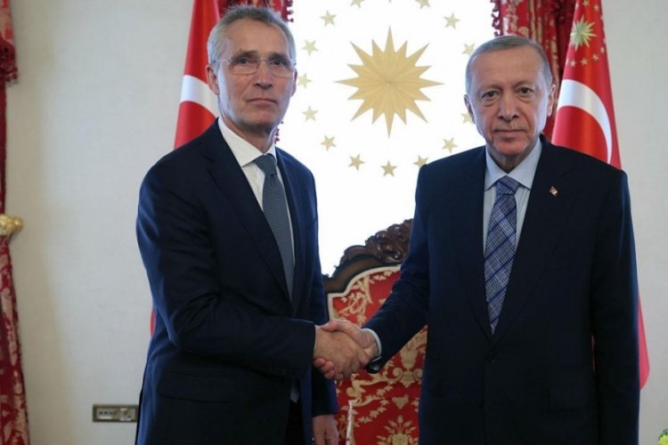 Cumhurbaşkanı Erdoğan, Stoltenberg ile g&ouml;r&uuml;şt&uuml;