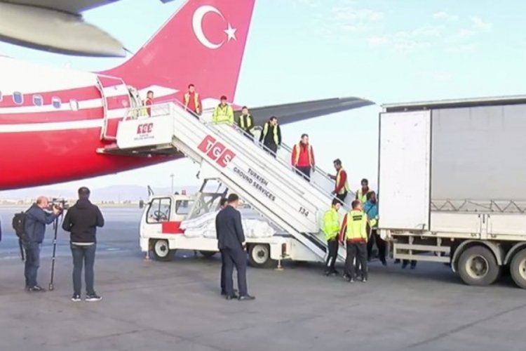 Cumhurbaşkanlığı u&ccedil;ağı ile Mısır'a tıbbi malzeme g&ouml;t&uuml;r&uuml;lecek