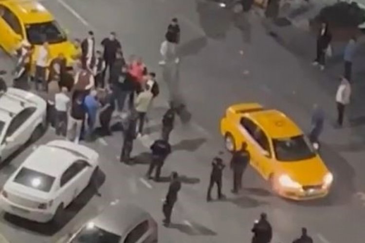 İstanbul'da &ccedil;ıkan kavgada ortalık savaş alanına d&ouml;nd&uuml;