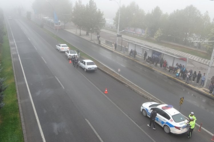 Malatya'da sis ulaşımı olumsuz etkiliyor