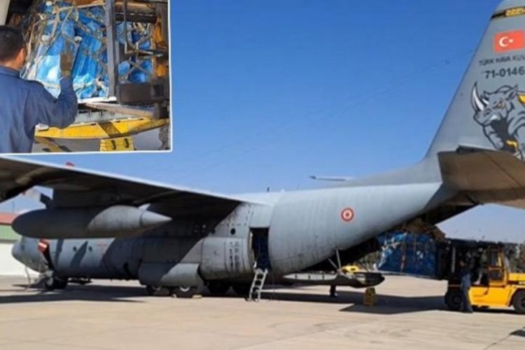 2 yardım u&ccedil;ağı Mısır'a hareket etti