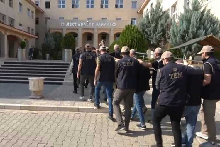 Siirt'te PKK/KCK Operasyonları: 12 tutuklama