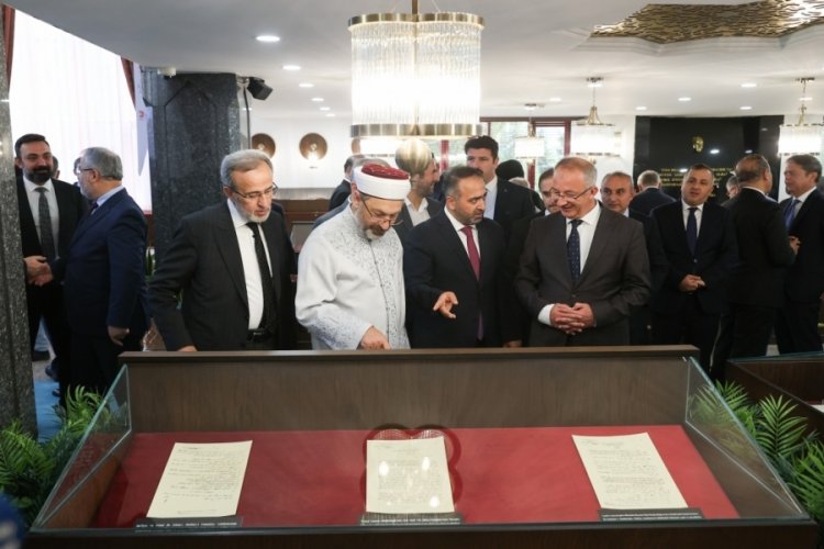 Ankara'da "Belgelerle Diyanet İşleri Başkanlığı Sergisi" a&ccedil;ıldı