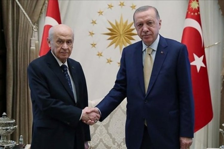Beştepe'de Erdoğan-Bah&ccedil;eli g&ouml;r&uuml;şmesi