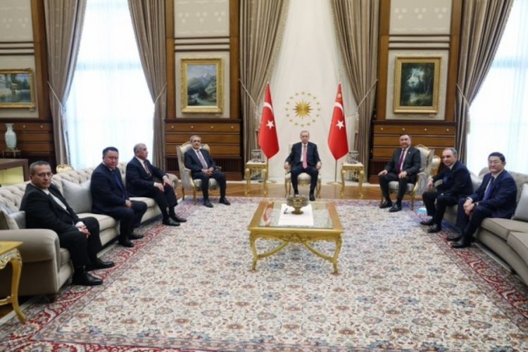 Cumhurbaşkanı Erdoğan, T&uuml;rk Devletleri Teşkilatı başsavcılarını kabul etti
