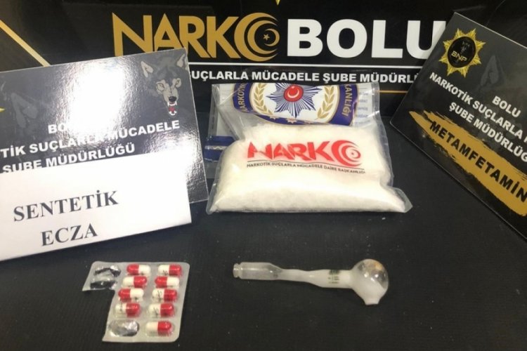 Bolu'da aracında uyuşturucuyla yakalanan şahıs tutuklandı