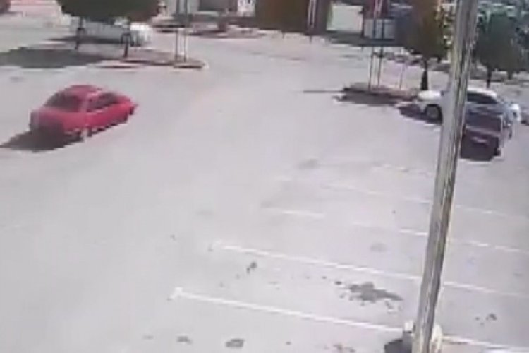 Gaziantep'te  a&ccedil;ık otoparkta drift atan araca para cezası!