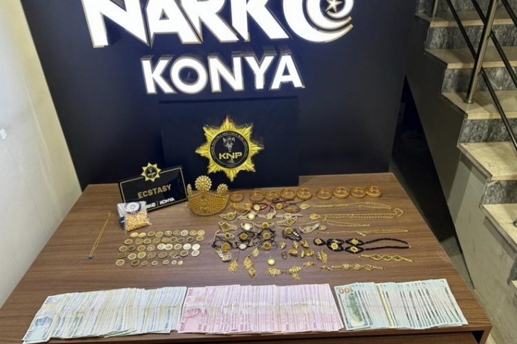 Konya'da uyuşturucu tacirlerine baskın!