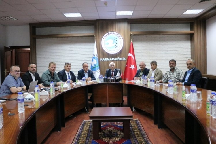 Bursa'da Ziraat Odalarından Marmarabirlik'e teşekk&uuml;r ziyareti