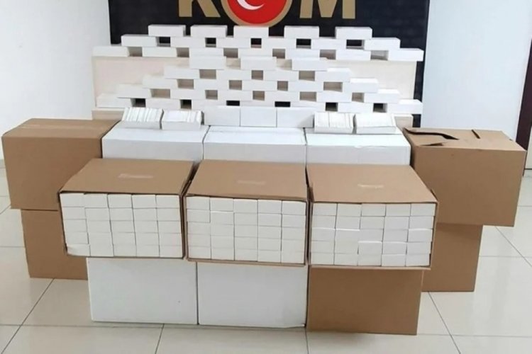 &Ccedil;orum'da ka&ccedil;ak sigara operasyonu