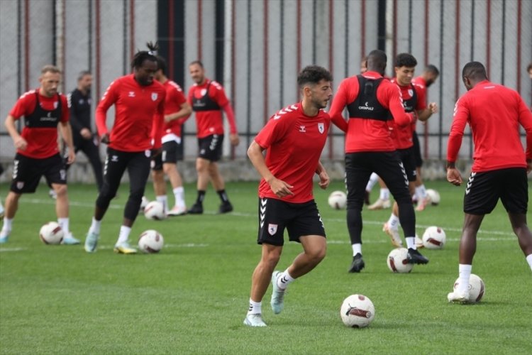 Samsunspor, MKE Ankarag&uuml;c&uuml; ma&ccedil;ı hazırlıklarını s&uuml;rd&uuml;rd&uuml;