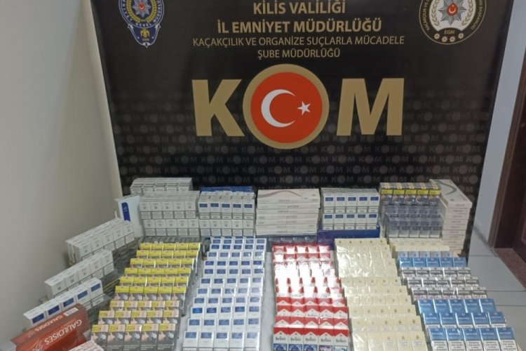 Kilis'te ka&ccedil;ak sigara operasyonu, 2 bin 385 paket ele ge&ccedil;irildi