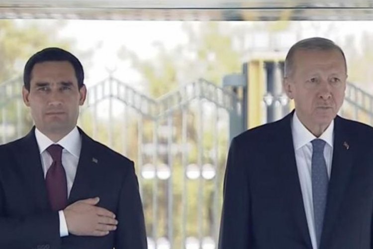 T&uuml;rkmenistan Devlet Başkanı Berdimuhammedov Ankara'da