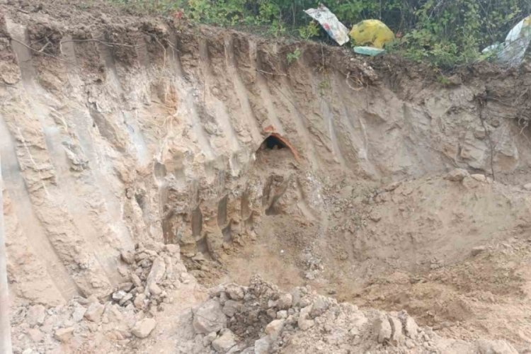 Yalova'da inşaat kazısı sırasında Roma d&ouml;nemine ait k&uuml;p mezar bulundu