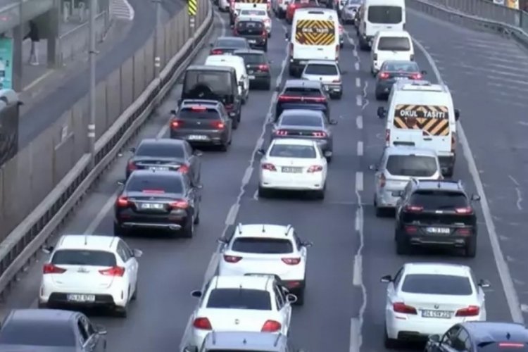 İstanbul'da trafik yoğunluğu