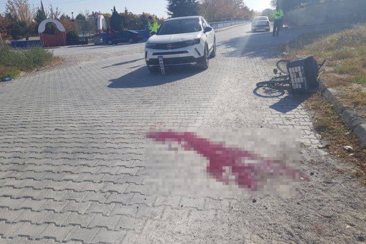 &Ccedil;orum'da &ccedil;arptığı bisiklet s&uuml;r&uuml;c&uuml;s&uuml; &ouml;ld&uuml;