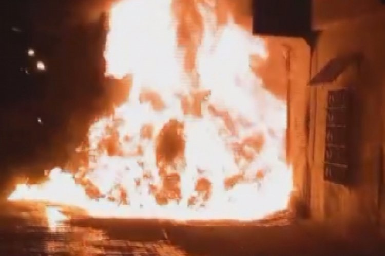 Hatay'da korkutan yangın