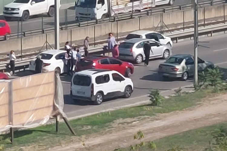Bursa İzmir yolunda kaza!